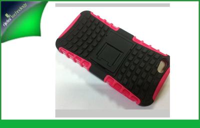 China Extra Slim Tough Iphone 5 / 5s Kickstand Phone Case Rubberized With Debossed Logo for sale