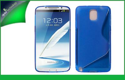 China Einzigartiges der Galaxie-Anmerkungs-3 Fall-Blau/Rot Samsungs-Handy-S der Form-TPU zu verkaufen