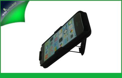 Chine Couverture hybride de caisse d'Apple Iphone 5c de téléphone portable de ceinture d'étui noir non-toxique d'agrafe à vendre