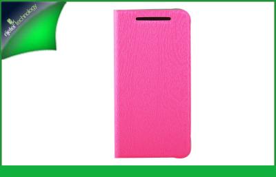 China Soft Pink Full Body Protective Leather Cases For Mobile Phones HTC Desire for sale