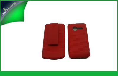 Chine Couverture protectrice rouge d'étui d'agrafe de ceinture de téléphone portable pour Alcatel un contact à vendre