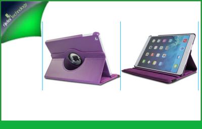 China Lovely Purple Shockproof Ipad Protective Cases , Leather Magnetic Cover For Ipad 5 for sale