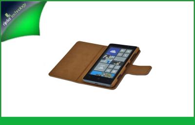 China Wallet PU Leather Nokia Cell Phone Cases For Lumia 820 Eco-friendly for sale