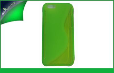 China Scratch Proof Electro Plating S Shape TPU Case Cover For IPhone 6 Green Cover for sale