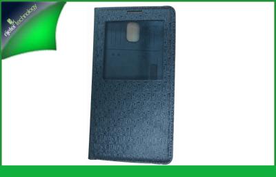 China PU Leather Samsung Leather Phone Cases Anti-dust Grey For Samsung Galaxy Note 3 for sale