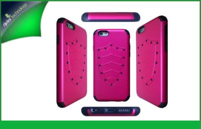 China Hybrid Shockproof Mobile Phone Protective Cases PC Silicone For IPhone 6 for sale