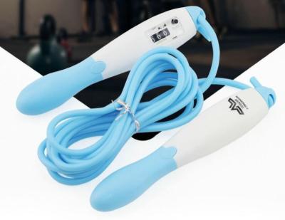 China Popular Speed ​​Jump Training PVC Jump Rope Counter Digital Counting Calorie Jump Counter For Student for sale