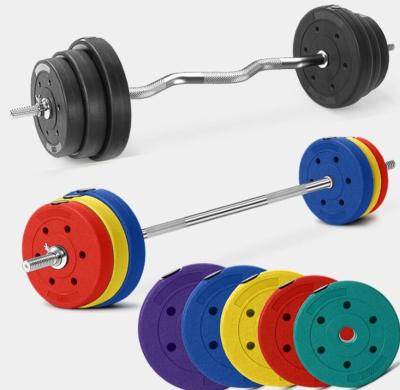 China Rubber Weightlifting Barbell Rubber Dish Set Kg Weight Dish Storage for sale