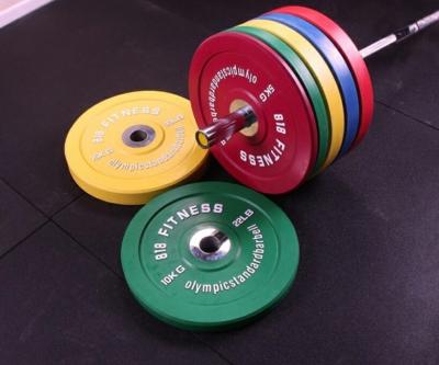 China Rubber+cast Iron Manufacturer Promotional Weightlifting Barbell Weight Plates Bumper Gym for sale