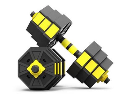 China Cheap Fitness Home Training Gym Use Hex Dumbbell Set Adjustable Rubber Gym for sale