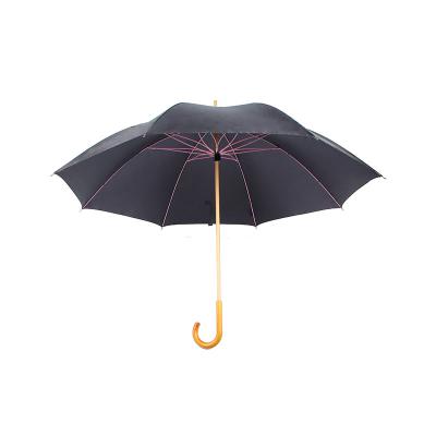 China Waterproof Umbrella Manufacturer Offer Lotus Style Fiberglass Frame Nylon Black Umbrella Sunshade for sale