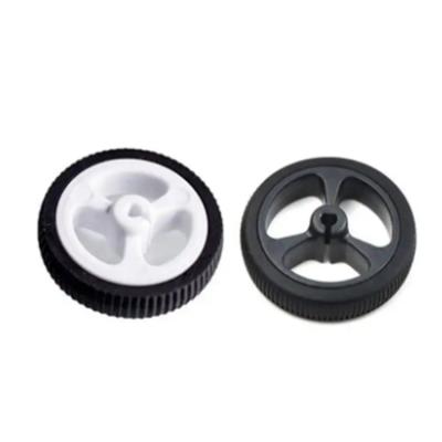 China DIY TOY 3PI mini Smart Car N20 Motor Rubber Tire Wheel Diameter 34mm D Shaft Car Robot DIY Toys for sale