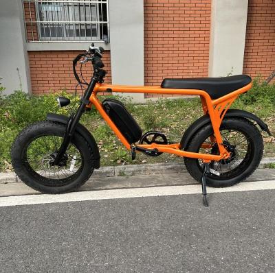 China New Aluminum Alloy Mini Style Electric Bike 48V 750W 1000W Electric Scooter Moped Style Electric Bike For Adults for sale