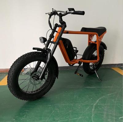 China New Fashion Aluminum Alloy Moped Electric Bike 48V Step Through 750W Electric Bike Moped Scooter With Free Shipping for sale