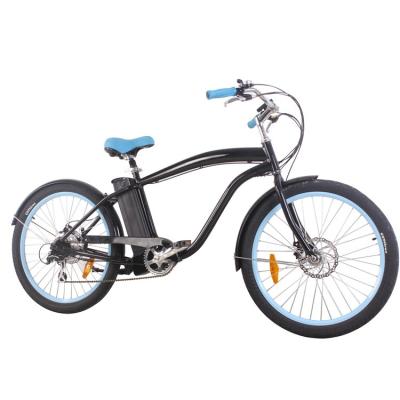 China Aluminum alloy 26 inch 250W 350W 36V 250W beach cruiser ebike electric bike for man for sale