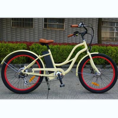 China Aluminum Alloy Most Popular 250w 350w Road Bicycle Electric Bike Front Wheel Conversion 26 Inch Beach Cruiser Kit For Sale for sale