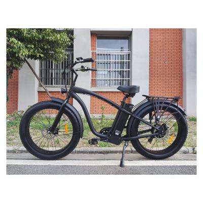 China Wholesale hot sale electric bike aluminum alloy tire ebike 26 inch high power electric bike 500W 750W electric bike for sale