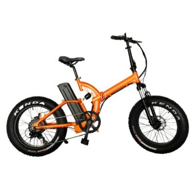 China Aluminum Alloy 500 Watt Folding Bike 48V Electric Bike Folding Fat Tire Bike 500w Electric With Lithium Battery for sale