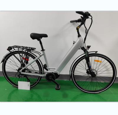 China Hot sale 2022 aluminum alloy mid city electric bicycle 350w electric bike motor with pedals for sale for sale