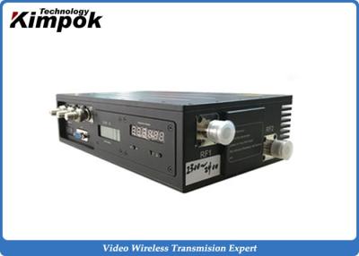 Κίνα 10W RF μακροχρόνιας σειράς COFDM ασύρματη τηλεοπτική σύνδεση λειτουργίας συσκευών αποστολής σημάτων πολυ με το ραδιόφωνο στοιχείων προς πώληση