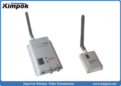 China LOS Analog Video Transmitter Wireless 2.4Ghz Video Audio Transmitter Long Range for sale