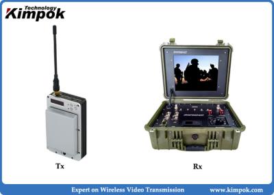 China 20km Mini-COFDM Videoübermittler-ultra niedriger Verzögerungs-Radioapparat mit Batterie zu verkaufen