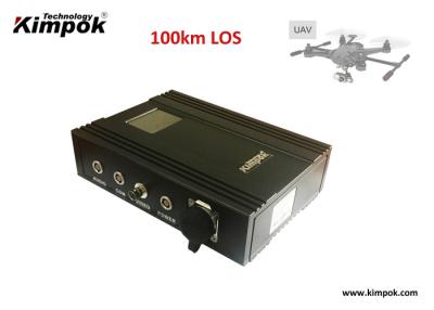 중국 5 와트 힘 Amplifiter AES 무선 발송인을 가진 100km COFDM UAV 영상 전송기 판매용