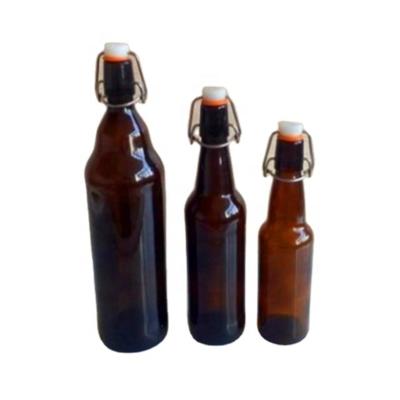 China Storage Convenience Best Selling Durable Beer Glass Bottle Brown Beer Bottle Packaging for sale