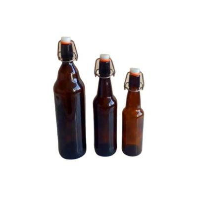 China Storage Convenience Highly Recommended Brown Reusable Glass Beer Bottle For Store Beer for sale