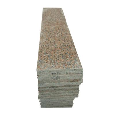 China Mid Century China Stone Factory G561 Red Granite Stair Treads, Customized Size Granite Steps And Treads for sale