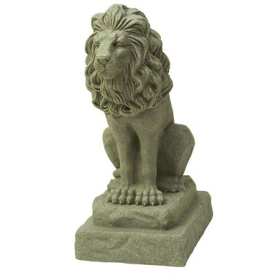 China Natural Stone Lion Statue, Garden Hot Selling White Stone Animal Sculpture, Modern Art Cheap Price Stone Sculpture for sale