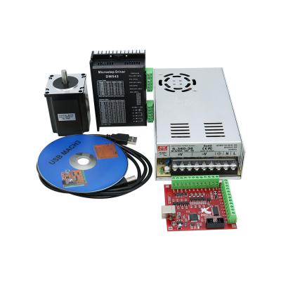 China Wide Application 2 Phase Electronic CNC Router Kit 1PC DM542 OR TB6600 Driver+ NEMA23 Motor +350W 36V Power Supply For CNC Machine High Quality for sale