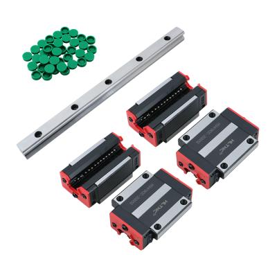 China Long Operating Life SFU1605 /SFU1610 Ball Screw Set All Length Carriages + 2pcs HGR20 Square Guide+4pcs HGH20CA /HGW20CC Blocks For CNC Machine for sale