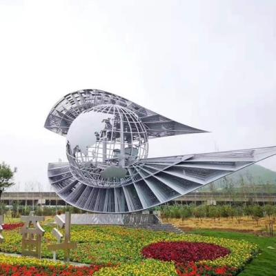 China China Factory Supply Stainless Steel Sculpture Decoration Outdoor Sculpture for sale