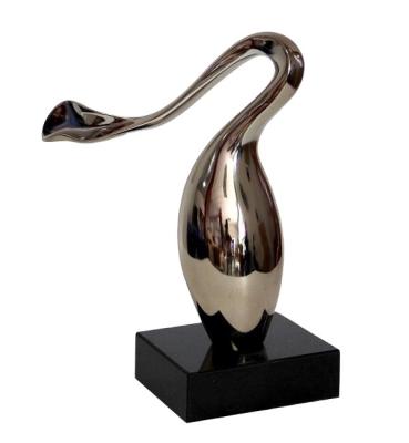 China China Customized Modern Stainless Steel Sculpture Art Metal Interior Decoration Sculpture for sale