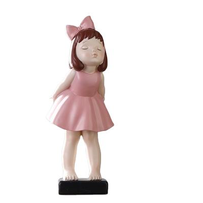 China The other sale high quality fashion sculpture girl desktop ornament small for sale