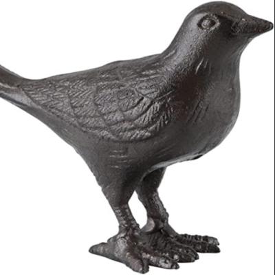 China Worldwide Bird Statues Farmhouse Decor Cast Iron Bird Figurine Home Ornaments for sale