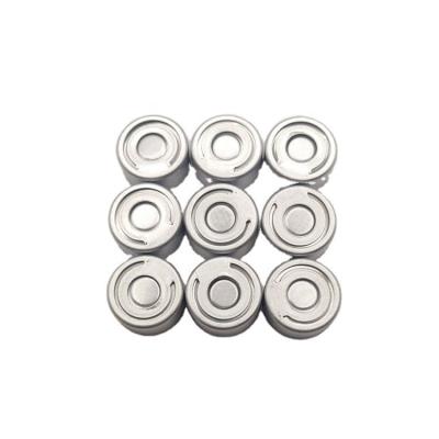 China Non Spill Hot sale 13mm Medicinal Aluminum Tear Off Vial Caps Ring Pull Cap for injection vials for sale