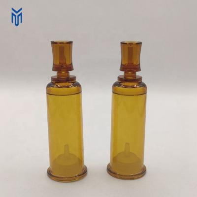 China Cosmetic 10ml amber Disposable Plastic Ampoule Syringe And Needles Airless Ampoule Syringe Serum Bottles for sale