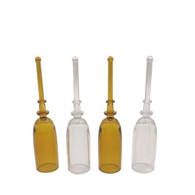 China Cosmetic wholesale 2ml Small Essential Oil Bottles Airless Dispenser Acide Hyaluronique Ampoule Bottle for sale