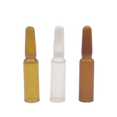 China Cosmetic Hot sale1.5ml PETG face essence Skin Care ampoule Plastic Ampoule With Different Color for sale