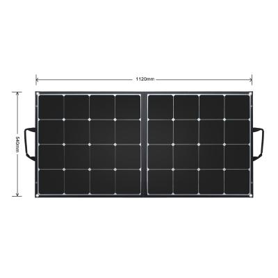 China Waterproof Fabric Portable Solar Folding Charger 100w Folding Solar Panel For Travel RATO Solar Panel 100w for sale