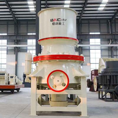 China DG Series Hydraulic Cylinder Crusher Cone Stone Various Stone Crusher For Iron Ore Mining for sale