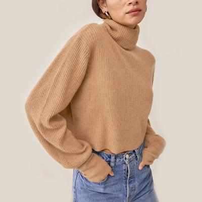 China Designer Sweater Custom Cotton Sweaters 9GG Anti Shrink Acrylic Long Sleeve Turtle Neck Cropped Loose Casual Pullover Sweaters Women Tops for sale