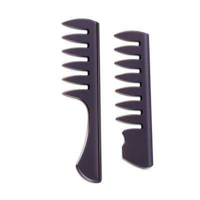 China Top selling Barber Natural Black Plastic Comb salon set Afro pick comb for thick curly hair for sale