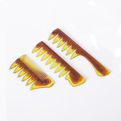 China Wholesale Salon Men's Beard Styling Barber Comb Wide Tooth Hair Comb Set for sale