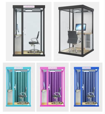 China Independent Company Office Use Telephone Booth Soundproof Room 001B for sale