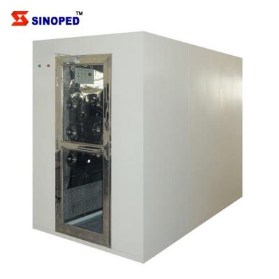 China Cleanroom Entrance AS Series Interlock Two Or Three HEPA Filer Electronic Side Blowing Air Shower for sale