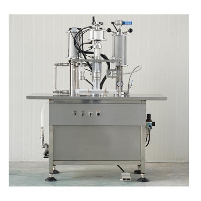 China Chemical PLC Control Semi-Automatic Aerosol Filling Machine for sale