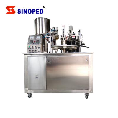 China SNPD-250A Semi-automatic aluminum food tube filling and sealing machine for sale